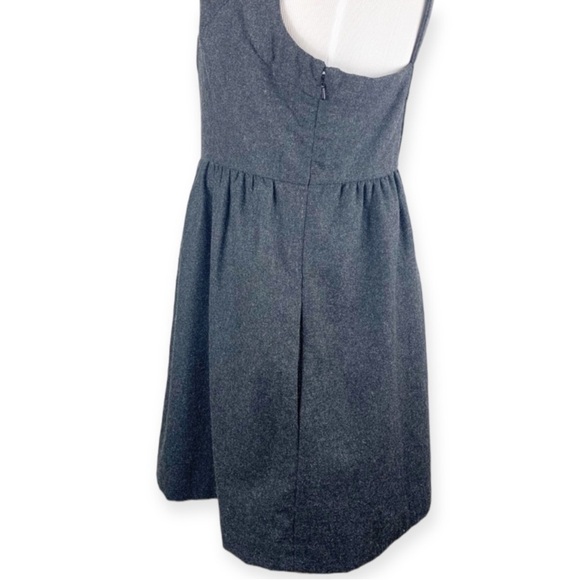 KIMCHI Blue Wool Blend Jumper Dress Pockets Gray 8 - Picture 6 of 9